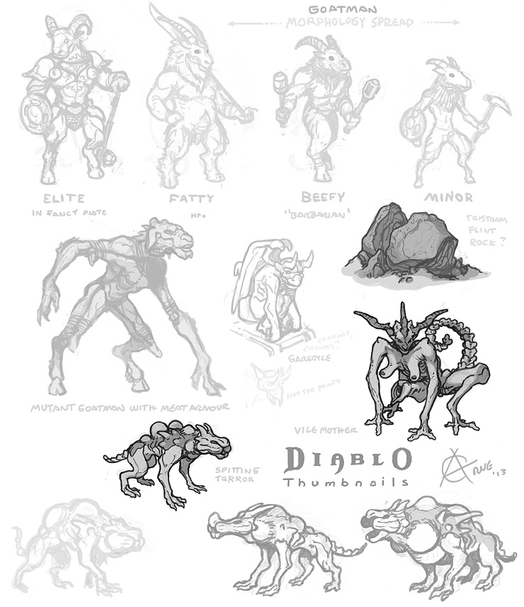 Diablo monsters